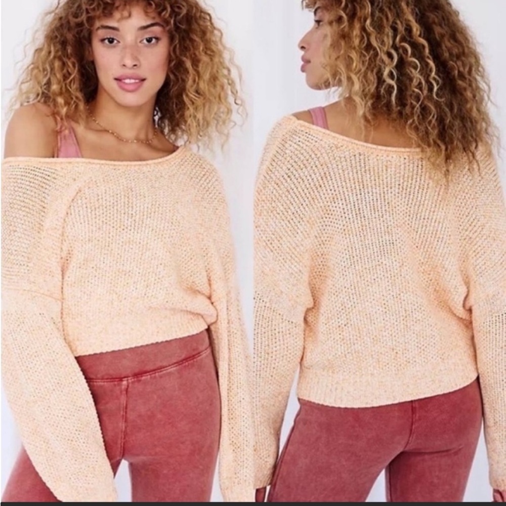 Anthropologie Saturday Sunday Taula Cropped Knit XL Sweater